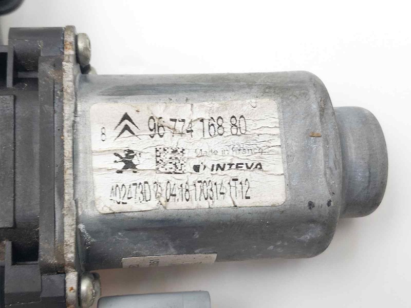 Recambio de elevalunas delantero derecho para citroen c-elysée seduction referencia OEM IAM 9674412380 9674416880 