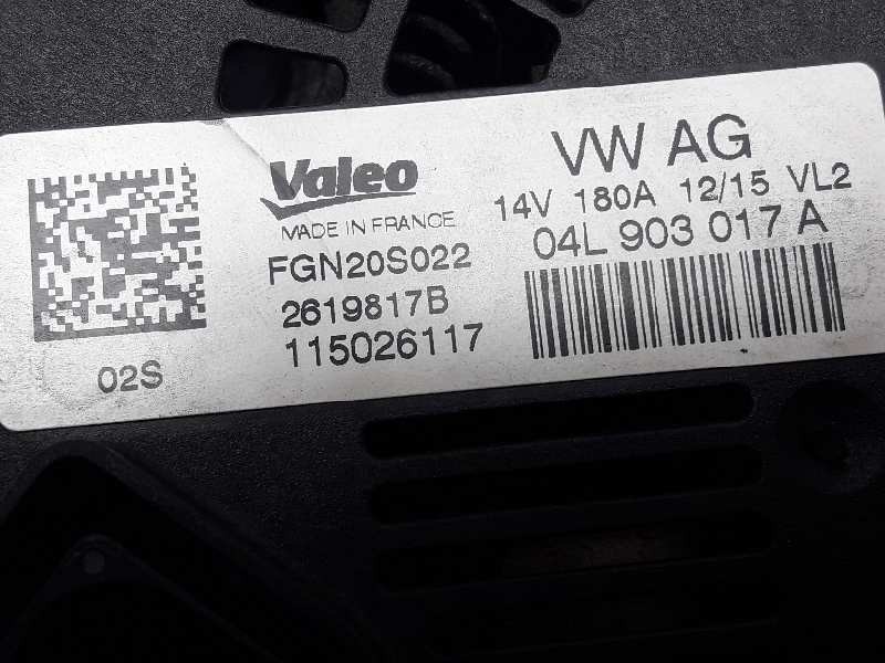Recambio de alternador para audi q5 (8r) 2.0 tdi quattro (140kw) referencia OEM IAM 04L903017A FGN20S022 