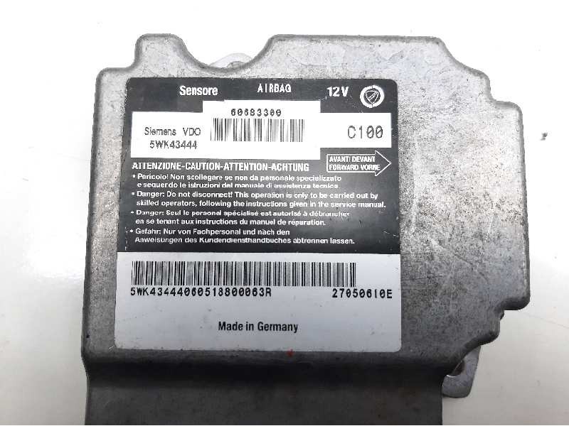 Recambio de centralita airbag para alfa romeo gt (125) referencia OEM IAM 5WK43444  