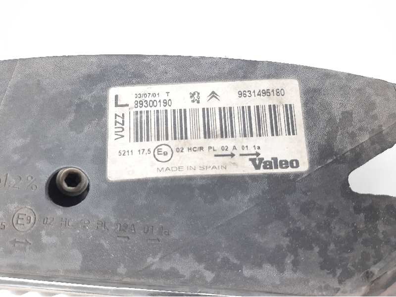 Recambio de faro izquierdo para citroen xsara picasso 2.0 hdi exclusive referencia OEM IAM 9631495180  