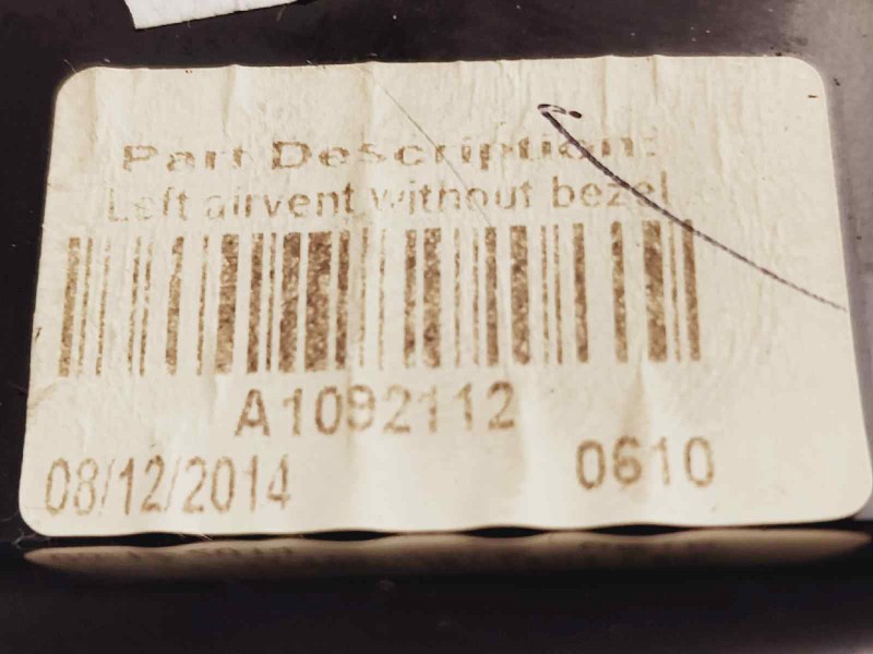 Recambio de rejilla aireadora para citroen c3 live edition referencia OEM IAM A1092112 8265KY 