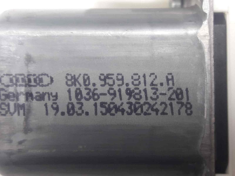 Recambio de motor elevalunas trasero derecho para audi q5 (8r) 2.0 tdi quattro (140kw) referencia OEM IAM 8K0959812A  