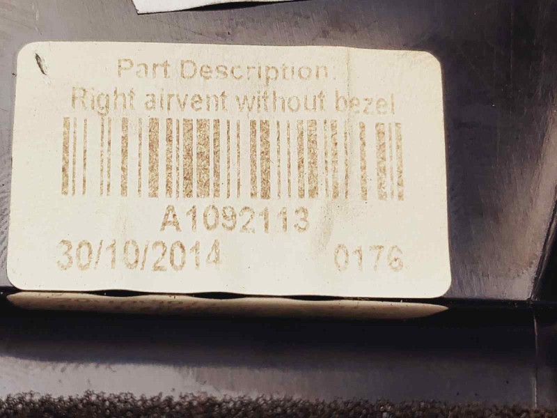 Recambio de rejilla aireadora para citroen c3 live edition referencia OEM IAM A1092113 8265KZ 