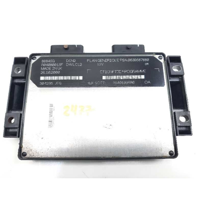 Recambio de centralita motor uce para peugeot 206 berlina xt referencia OEM IAM 9639587680 9640899880 