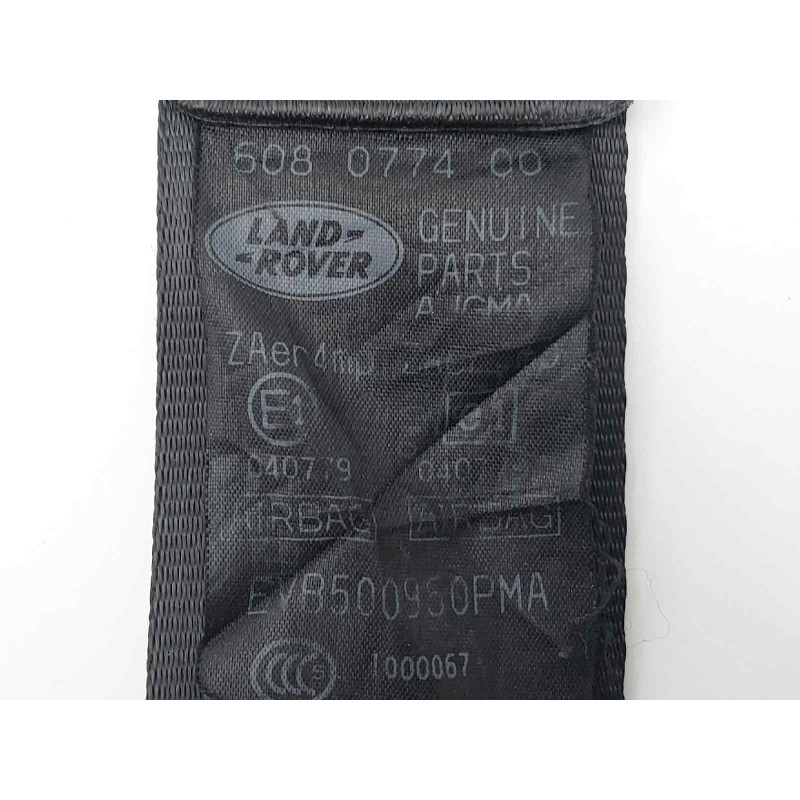Recambio de cinturon seguridad delantero derecho para land rover range rover sport v8 td hse referencia OEM IAM EVB500960 608077