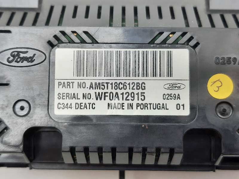 Recambio de mando calefaccion / aire acondicionado para ford c-max trend referencia OEM IAM AM5T18C612BG  