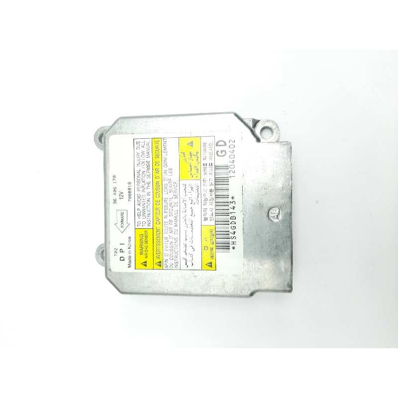 Recambio de centralita airbag para daewoo kalos 1.2 se referencia OEM IAM 96406170  