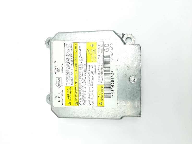 Recambio de centralita airbag para daewoo kalos 1.2 se referencia OEM IAM 96406170  