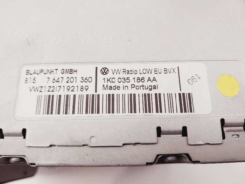 Recambio de sistema audio / cd para volkswagen passat berlina (3c2) 2.0 tdi referencia OEM IAM 1K0035186AA  