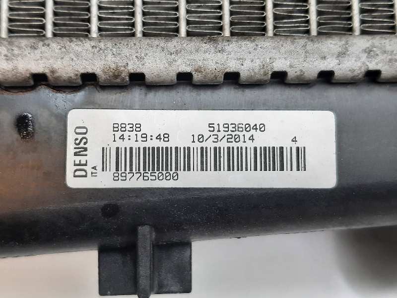 Recambio de radiador agua para fiat punto (199) young referencia OEM IAM 51936040  