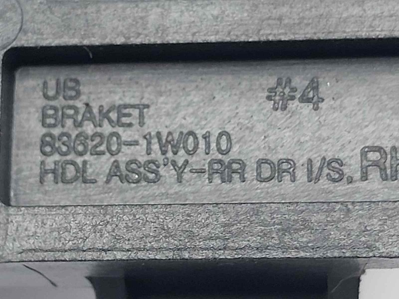 Recambio de maneta interior trasera derecha para kia rio concept referencia OEM IAM 838201W010  