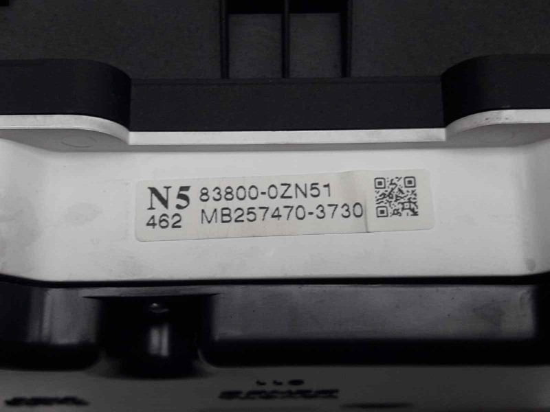 Recambio de cuadro instrumentos para toyota auris hybrid active referencia OEM IAM 838000ZN51 MB2574703730 