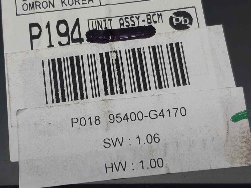 Recambio de modulo electronico para hyundai i30 cw (pd) go! referencia OEM IAM 95400G4170  