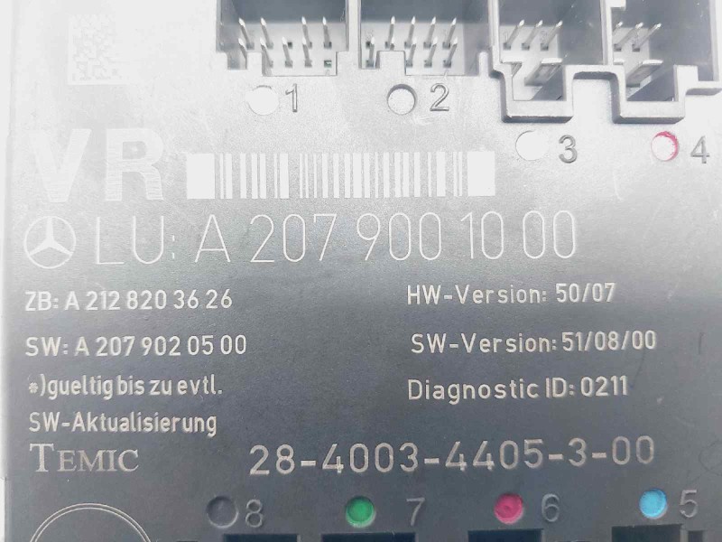 Recambio de modulo electronico para mercedes clase e coupe (207) 350 cdi referencia OEM IAM A2079001000  
