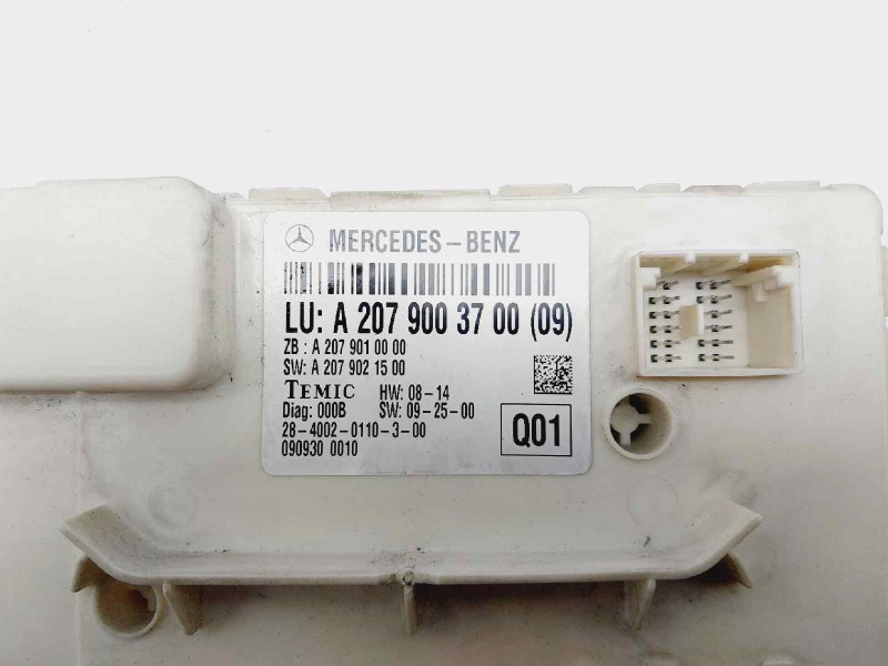 Recambio de modulo electronico para mercedes clase e coupe (207) 350 cdi referencia OEM IAM A2079003700  