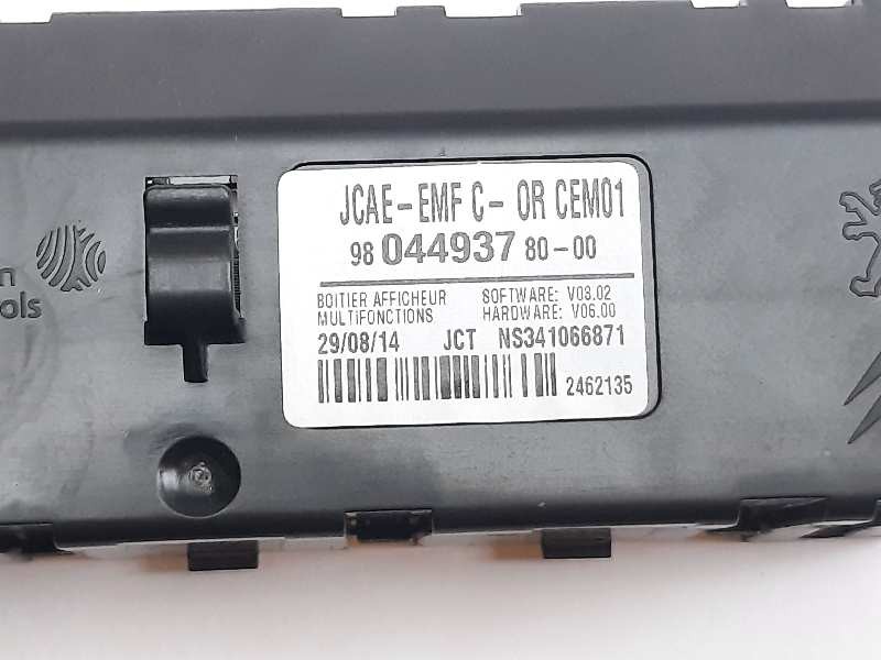 Recambio de pantalla multifuncion para citroen c4 lim. seduction referencia OEM IAM 9804493780  