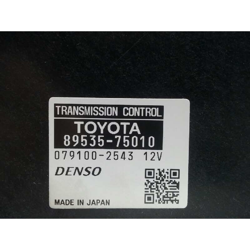 Recambio de centralita cambio automatico para toyota auris hybrid active referencia OEM IAM 8953575010  