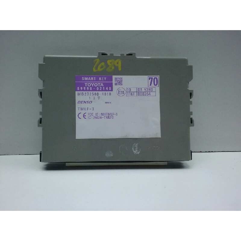 Recambio de modulo electronico para toyota auris hybrid active referencia OEM IAM 8999002140  