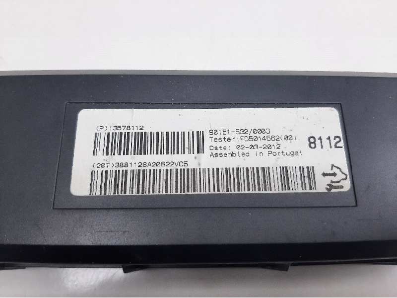 Recambio de centralita aire acondicionado para opel astra j sports tourer cosmo referencia OEM IAM 13578112  