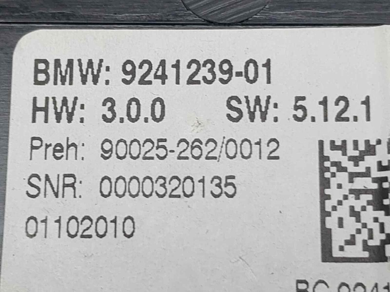 Recambio de mando climatizador para bmw serie 5 lim. (f10) 535d referencia OEM IAM 9241239 924123901 