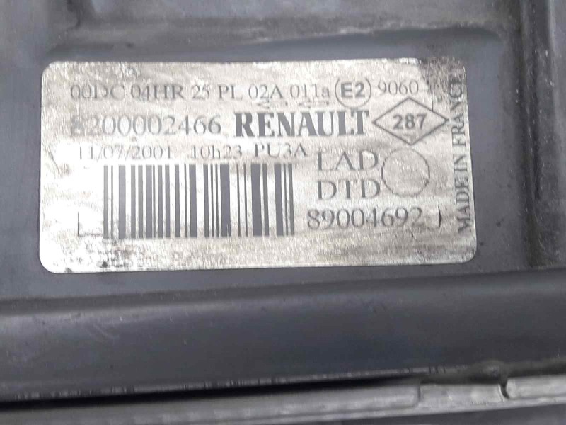 Recambio de faro derecho para renault laguna ii grandtour (kg0) privilege referencia OEM IAM 8200002466  