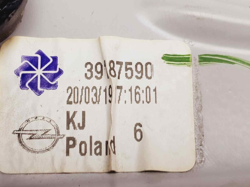 Recambio de elevalunas delantero derecho para opel crossland x selective referencia OEM IAM 39187590 0130824270 