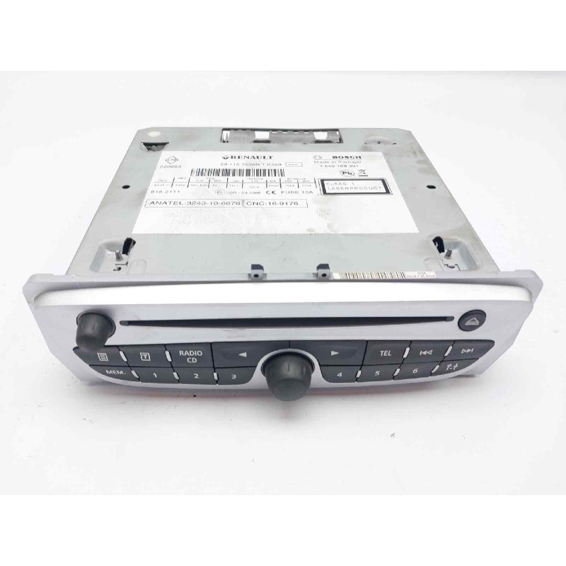 Recambio de sistema audio / cd para renault fluence dynamique referencia OEM IAM 281157550R 7649168391 