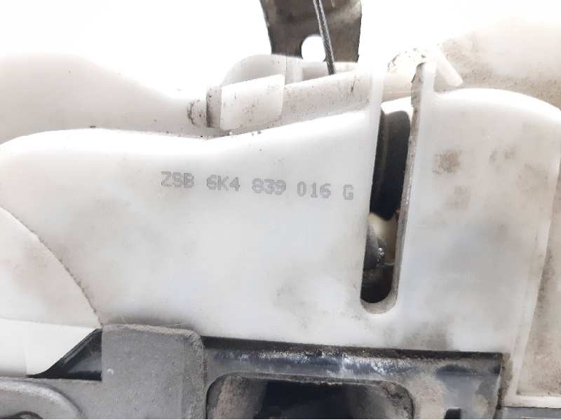 Recambio de cerradura puerta trasera derecha para seat ibiza (6k1) stella referencia OEM IAM 6K4839016G  