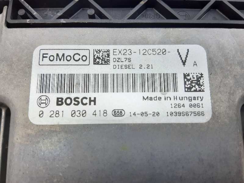 Recambio de centralita motor uce para jaguar xf 2.2 diesel referencia OEM IAM EX2312C520V 0281030418 