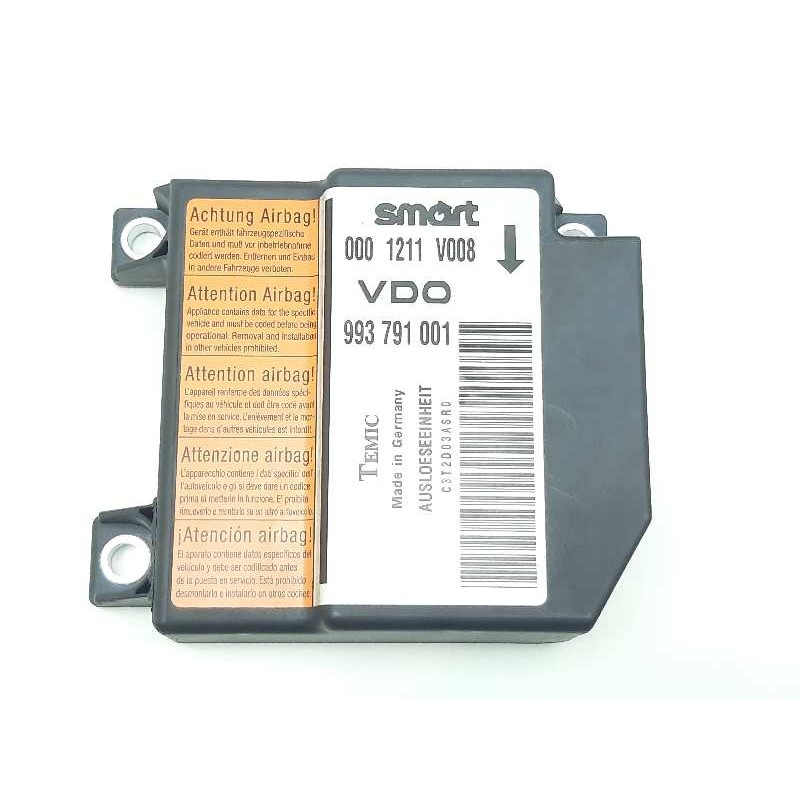 Recambio de centralita airbag para smart coupe smart scape referencia OEM IAM 0001211V008 993791001 