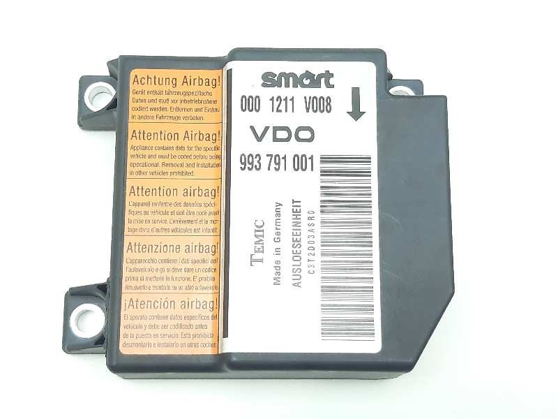 Recambio de centralita airbag para smart coupe smart scape referencia OEM IAM 0001211V008 993791001 