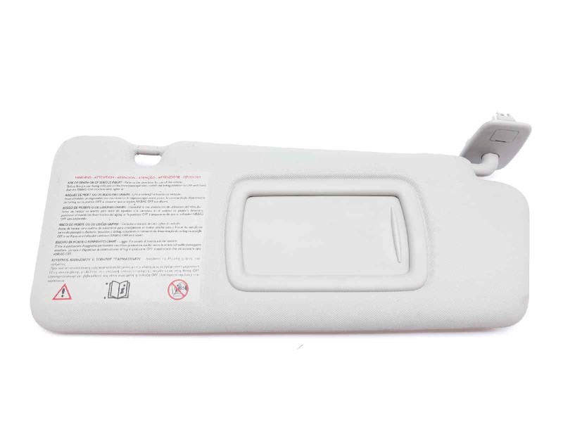 Recambio de parasol derecho para renault fluence dynamique referencia OEM IAM   