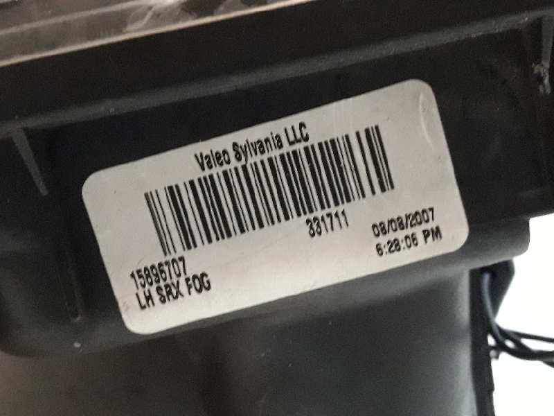 Recambio de faro antiniebla izquierdo para cadillac srx v6 elegance referencia OEM IAM 15896707 VALEO 