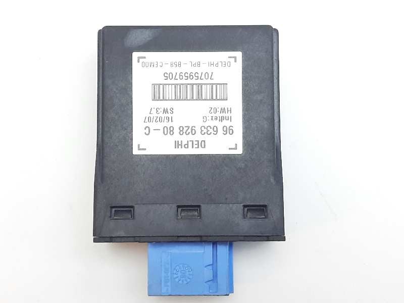 Recambio de modulo electronico para citroen c4 grand picasso exclusive referencia OEM IAM 9663392880  