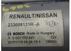Recambio de motor arranque para nissan qashqai (j11) black edition referencia OEM IAM 233008131R 0001170621  2