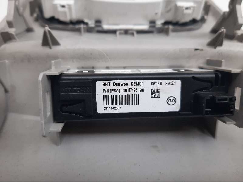 Recambio de luz interior para citroen c4 lim. live edition referencia OEM IAM 96781446BJ 9807496180 