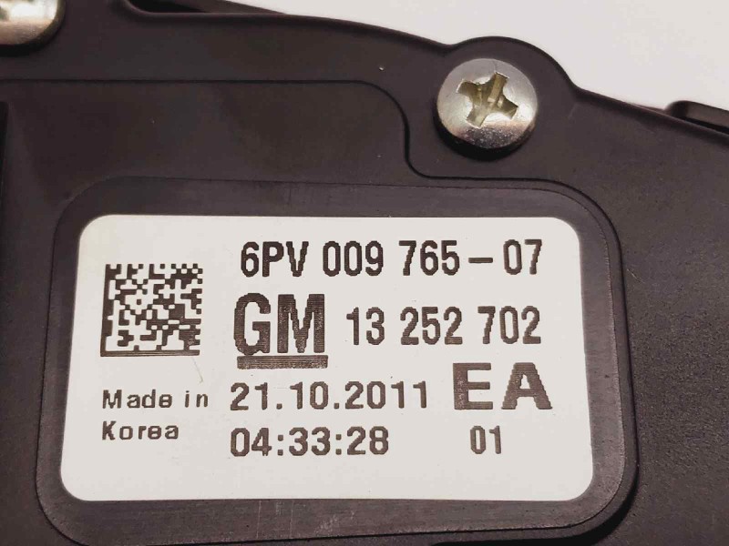 Recambio de potenciometro pedal para chevrolet cruze ls referencia OEM IAM 13252702 6PV00976507 