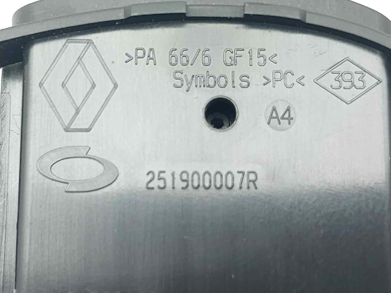 Recambio de mando luces para renault fluence dynamique referencia OEM IAM 251900007R 202008269 