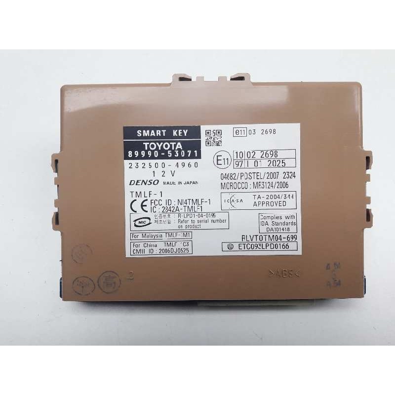 Recambio de modulo electronico para lexus is200 (ds2/is2) 220d referencia OEM IAM 8999053071 2325004960 