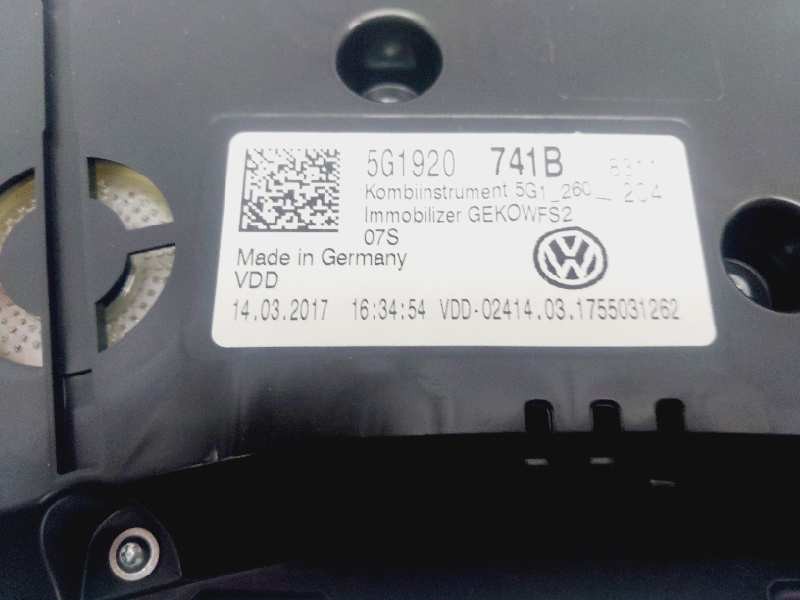 Recambio de cuadro instrumentos para volkswagen golf vii lim. (bq1) trendline referencia OEM IAM 5G1920741B  