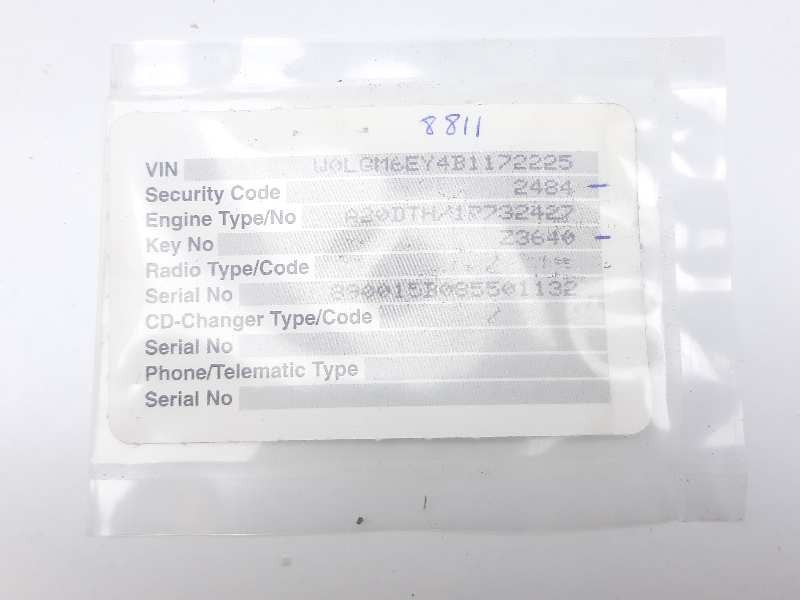 Recambio de sistema audio / cd para opel insignia berlina selective referencia OEM IAM 7612004260 22790015 