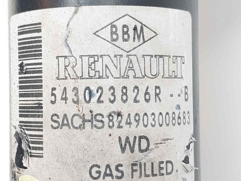 Recambio de amortiguador delantero derecho para renault fluence dynamique referencia OEM IAM 543023826R  