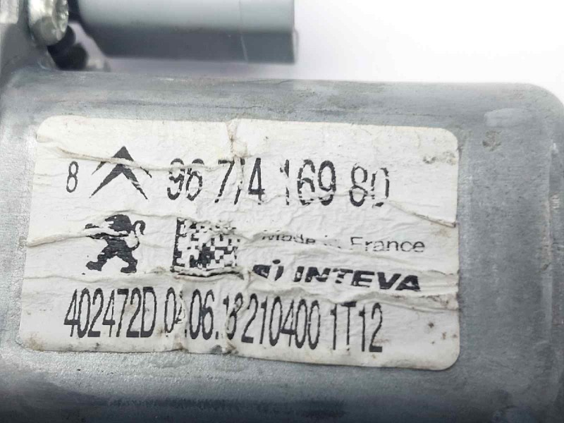 Recambio de motor elevalunas delantero izquierdo para citroen c-elysée seduction referencia OEM IAM 9677416980 402472D 