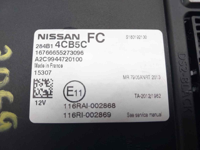 Recambio de modulo electronico para nissan qashqai (j11) black edition referencia OEM IAM A2C32559800 A2C32559700 284B14CB5C