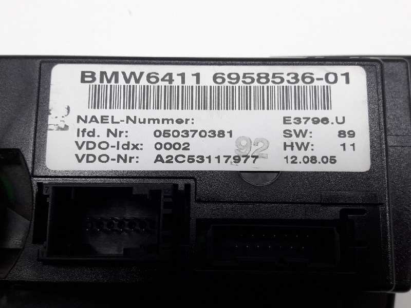 Recambio de mando climatizador para bmw serie 3 berlina (e90) 320d referencia OEM IAM 695853601  