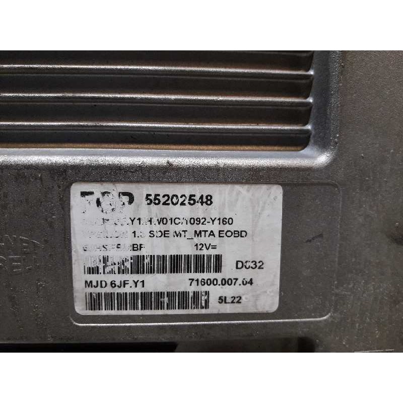 Recambio de centralita motor uce para lancia ypsilon (101) 1.2 16v cat referencia OEM IAM 55202548 7160000704 MAGNETI MARELLI