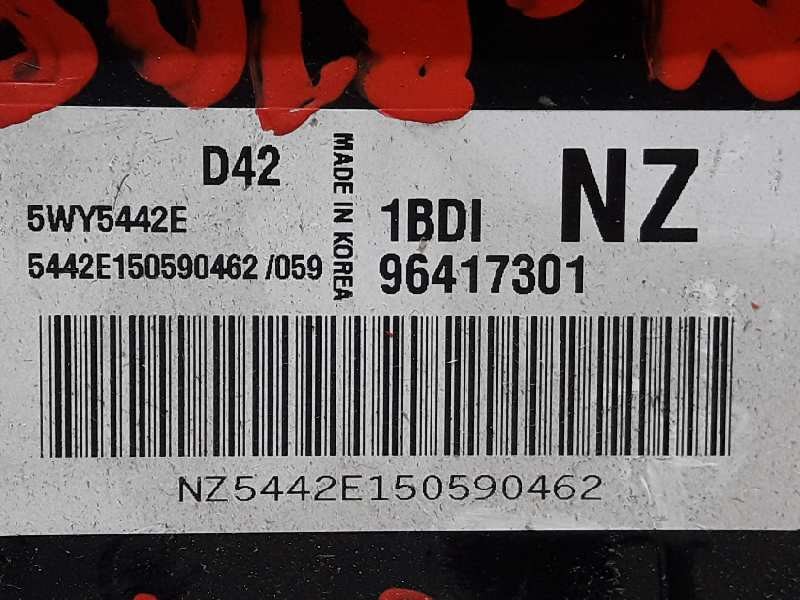 Recambio de centralita motor uce para chevrolet matiz 1.0 cat referencia OEM IAM 96417301 5WY5442E 