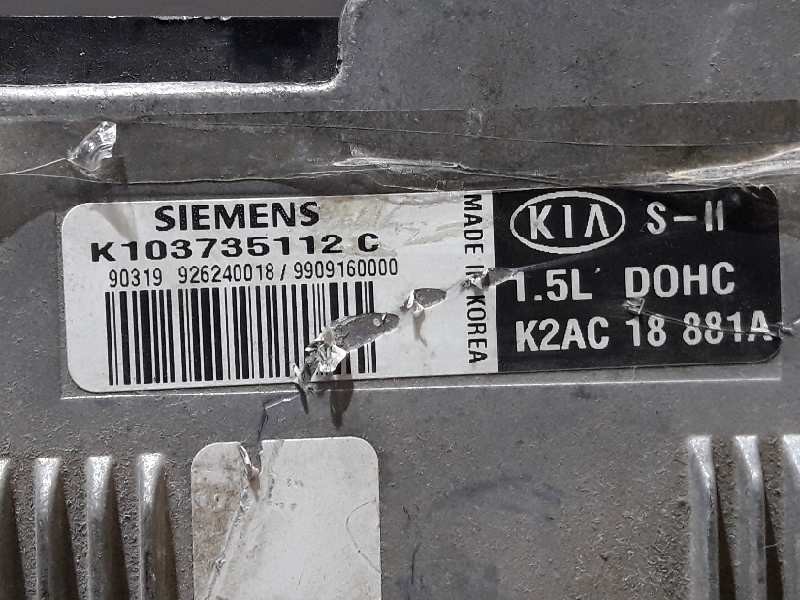 Recambio de centralita motor uce para kia sephia 1.5 cat referencia OEM IAM K2AC18881A K103735112C SIEMENS