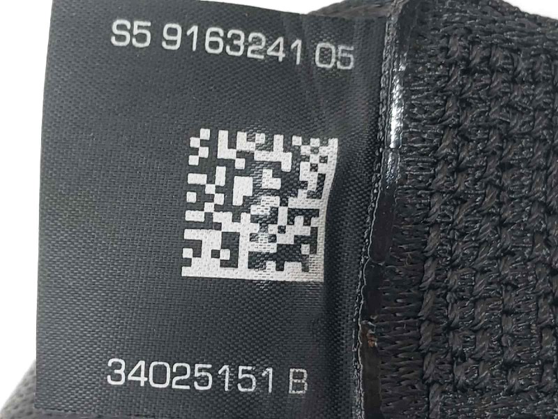 Recambio de cinturon seguridad trasero central para bmw serie 5 lim. (f10) 535d referencia OEM IAM 34036732A  