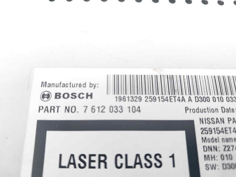 Recambio de sistema navegacion gps para nissan qashqai (j11) black edition referencia OEM IAM 259154ET4A 259204EA0C 7612033104